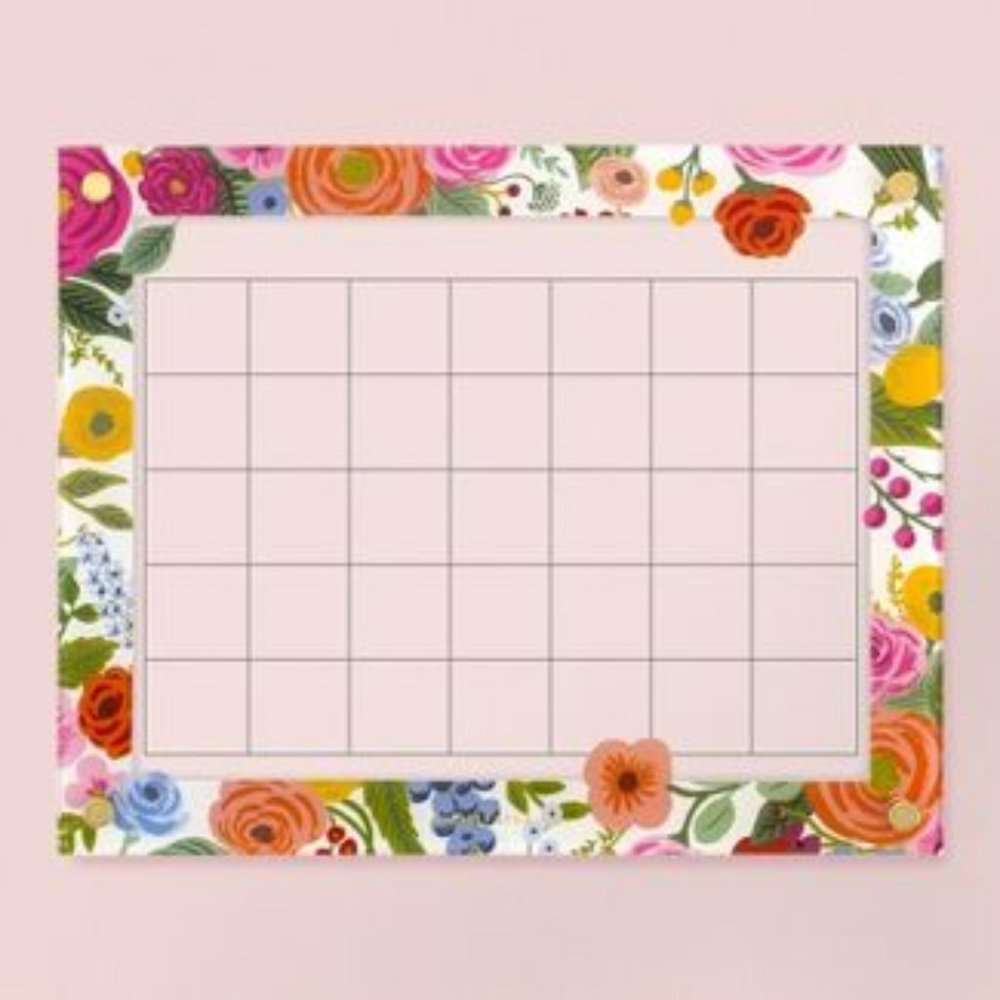 Rifle Paper Co. Horizontal Glass Board Garden Party 15"x12"